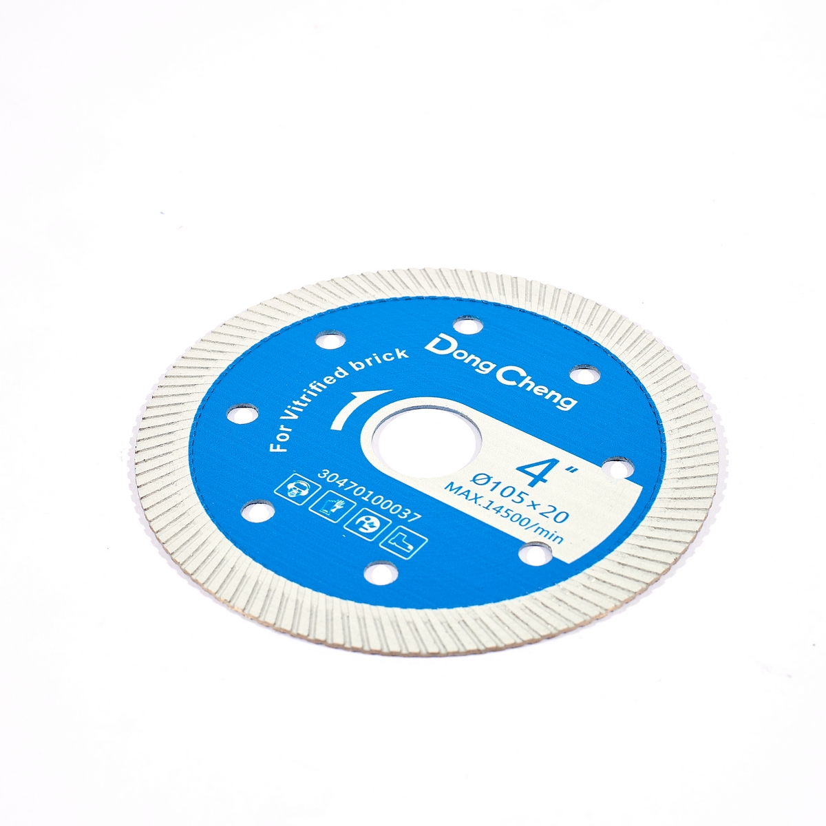 ใบเพชรตัดกระเบื้อง 4" 105X20X1.2MM (บาง) DONG CHENG รุ่น DA-30470100037 รูปที่ 2