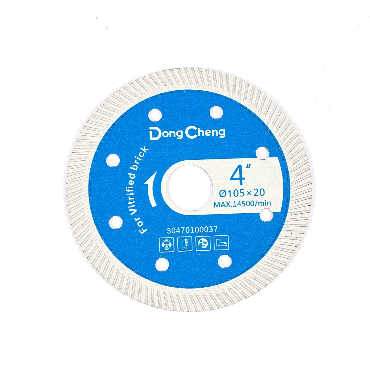 ใบเพชรตัดกระเบื้อง 4" 105X20X1.2MM (บาง) DONG CHENG รุ่น DA-30470100037 ราคา ฿106.8