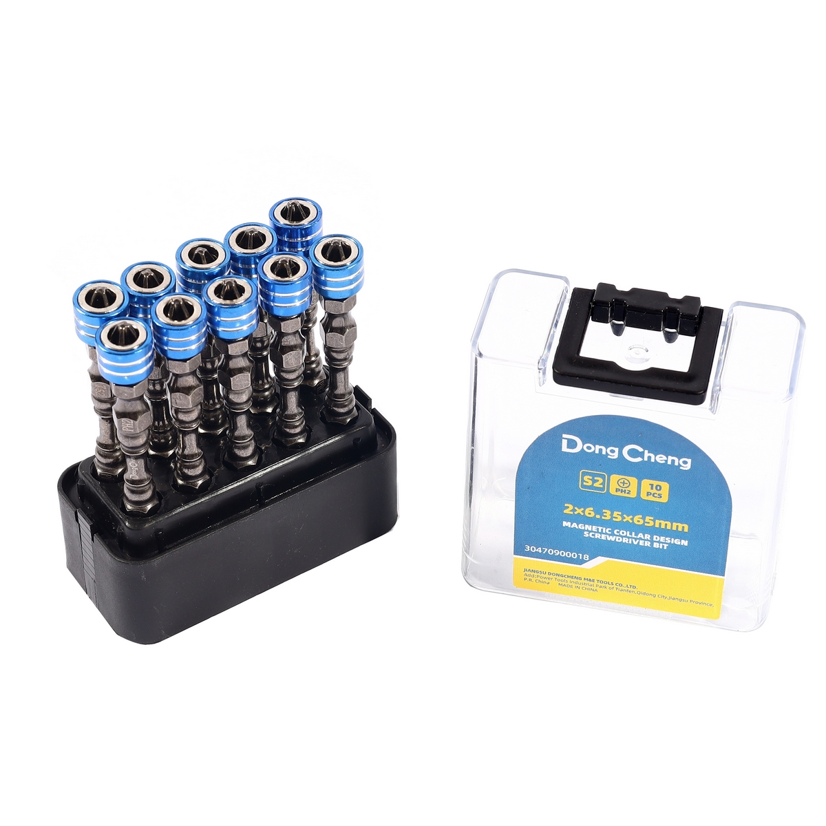 ดอกไขควงแฉก PH2+65มม+แม่เหล็ก(10 ชิ้น/แพ็ค) DONG CHENG รุ่น DA-30470900018 ราคา ฿252