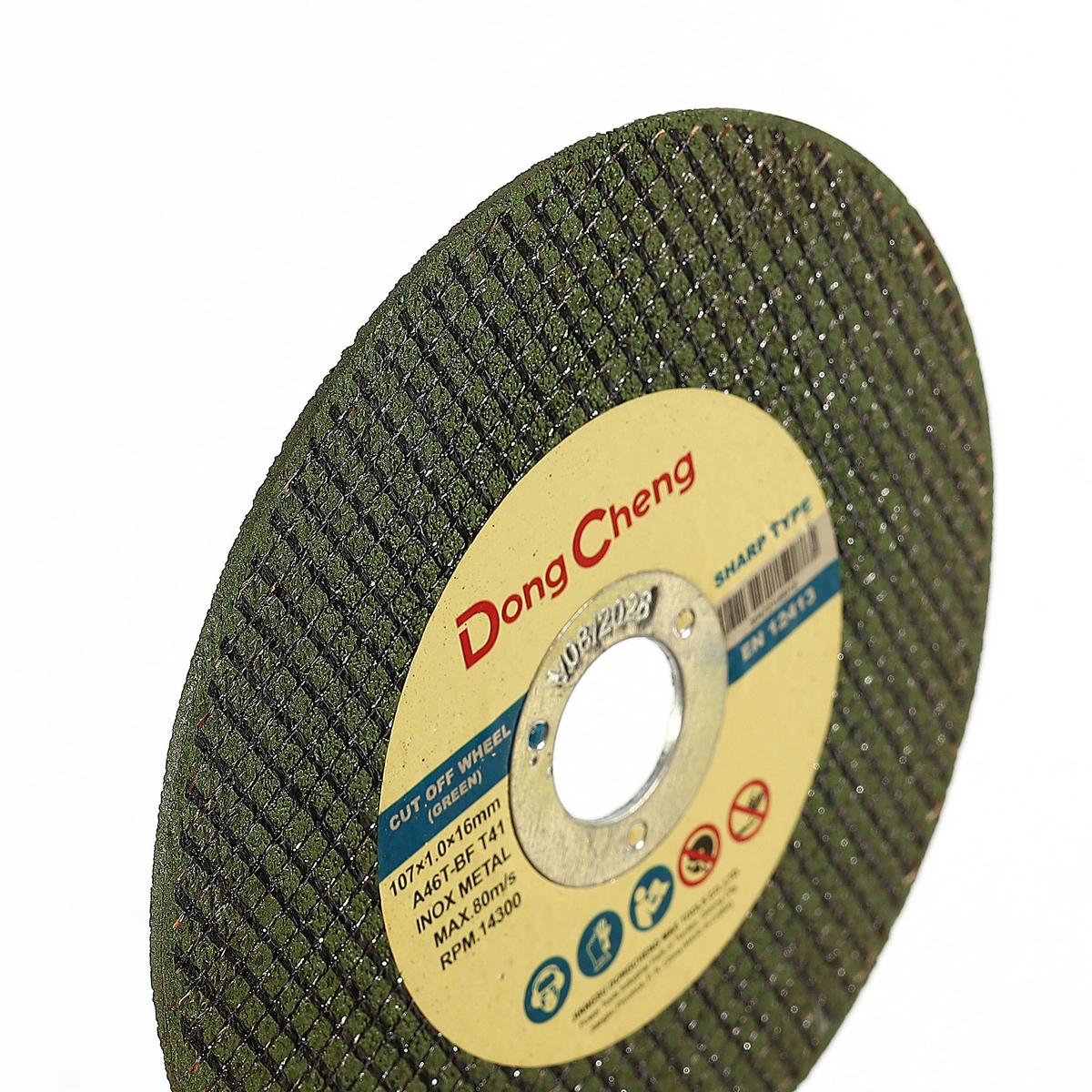 แผ่นตัดเหล็ก 4"X 1 มม. บาง(107X1.0X16MM) DONG CHENG รุ่น DA-30472100012 รูปที่ 3