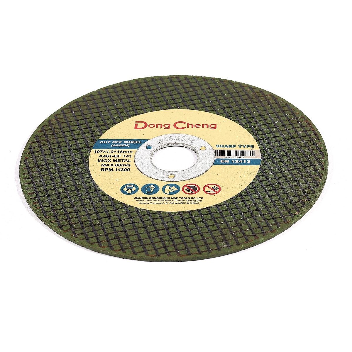 แผ่นตัดเหล็ก 4"X 1 มม. บาง(107X1.0X16MM) DONG CHENG รุ่น DA-30472100012 รูปที่ 4