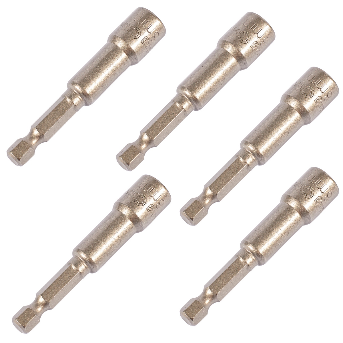 ดอกไขควงหัวบล็อกแม่เหล็ก 8X65MM(5 ชิ้น/แพ็ค DONG CHENG รุ่น DA-32470900003 ราคา ฿60