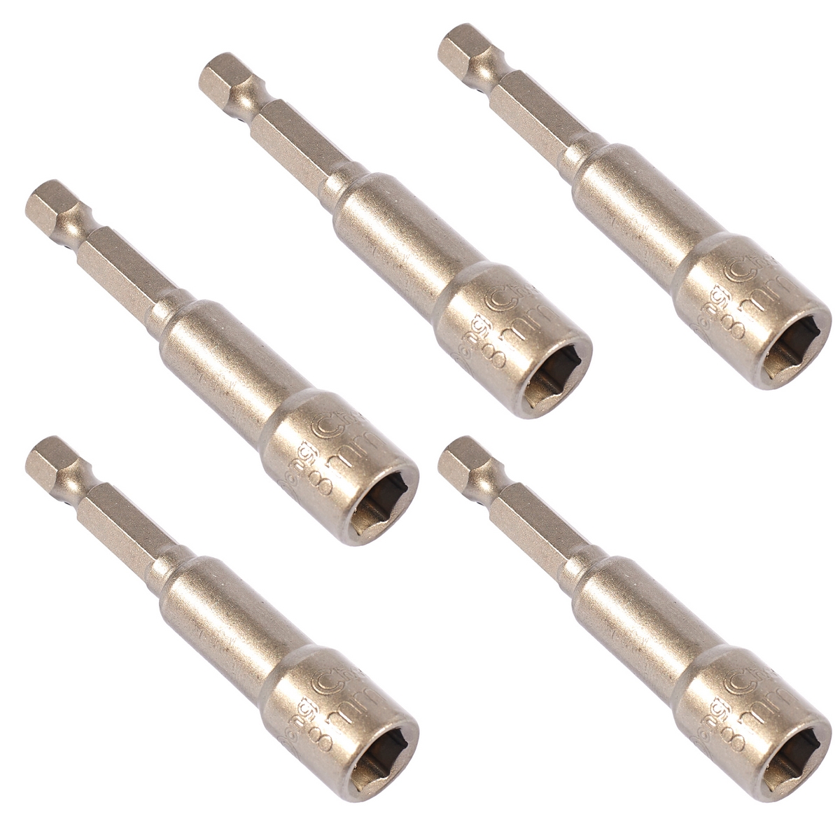 ดอกไขควงหัวบล็อกแม่เหล็ก 8X65MM(5 ชิ้น/แพ็ค DONG CHENG รุ่น DA-32470900003 รูปที่ 2
