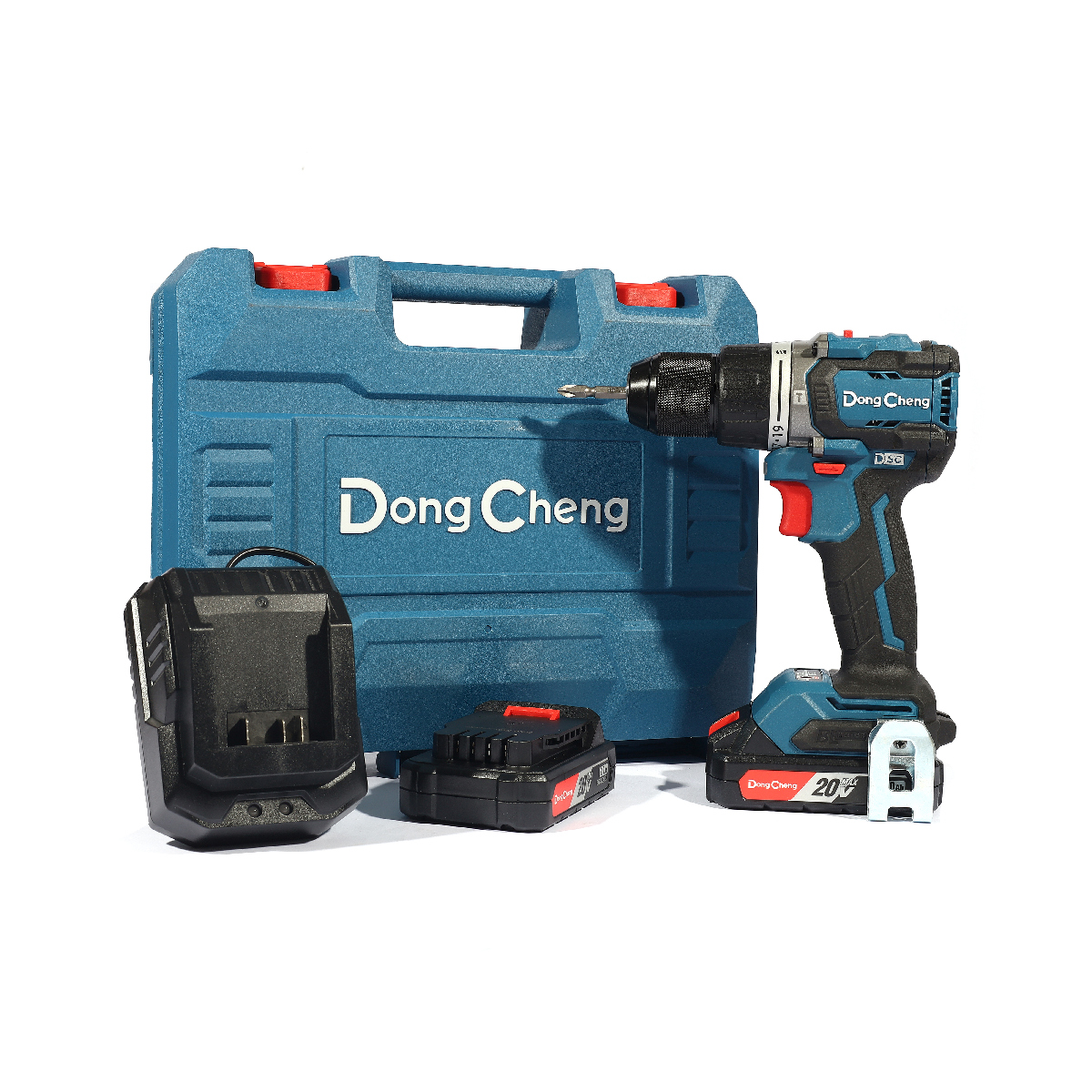 20V-BL สว่านกระแทก 90N.M ชุด2AH*2+BOX DONG CHENG รุ่น DC-DCJZ2090I_AM ราคา ฿3,180