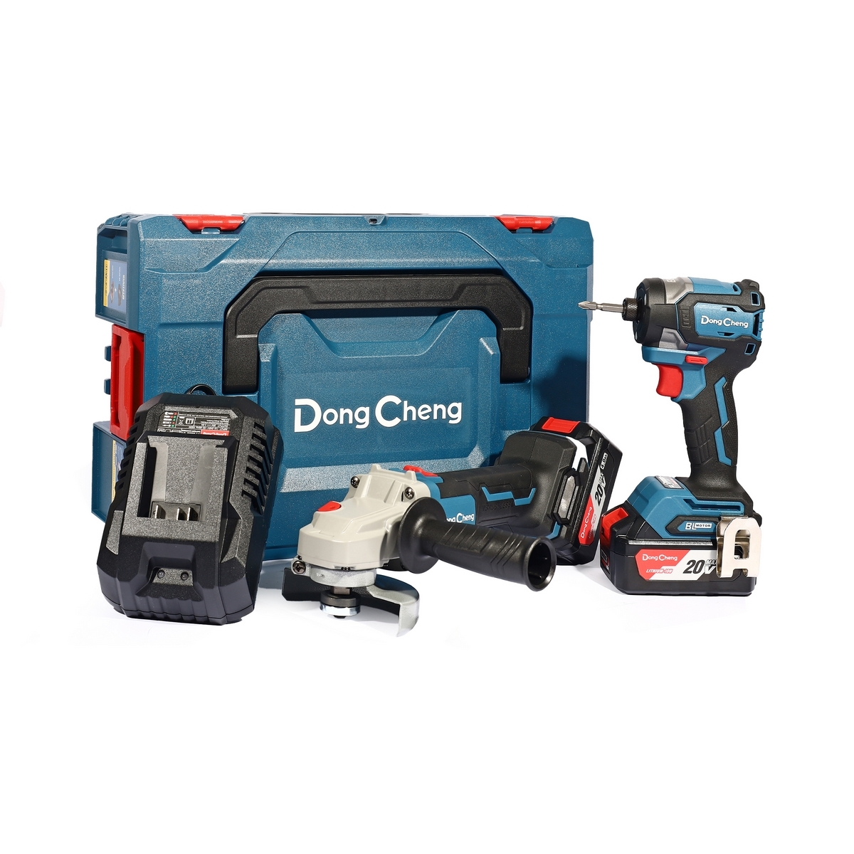 20V ชุดCOMBO ไขควงกระแทก+เครื่องเจียร4" DONG CHENG รุ่น DC-DCKIT27_EK รูปที่ 3