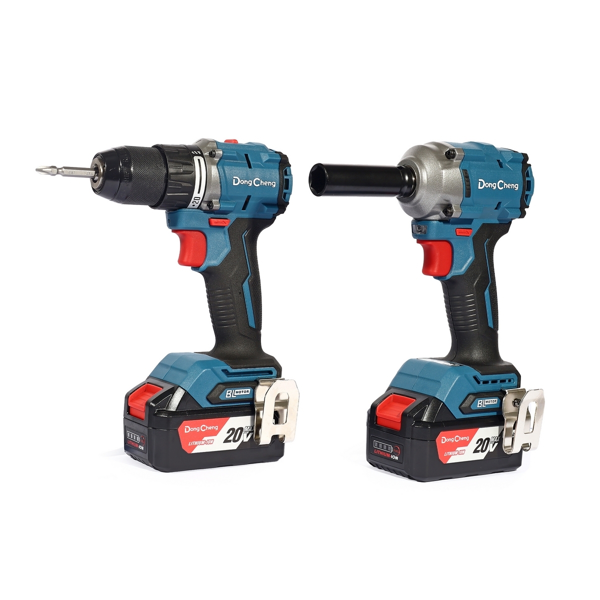 20V ชุดCOMBO สว่านกระแทก+บล็อค ไร้สาย DONG CHENG รุ่น DC-DCKIT28_EK รูปที่ 4