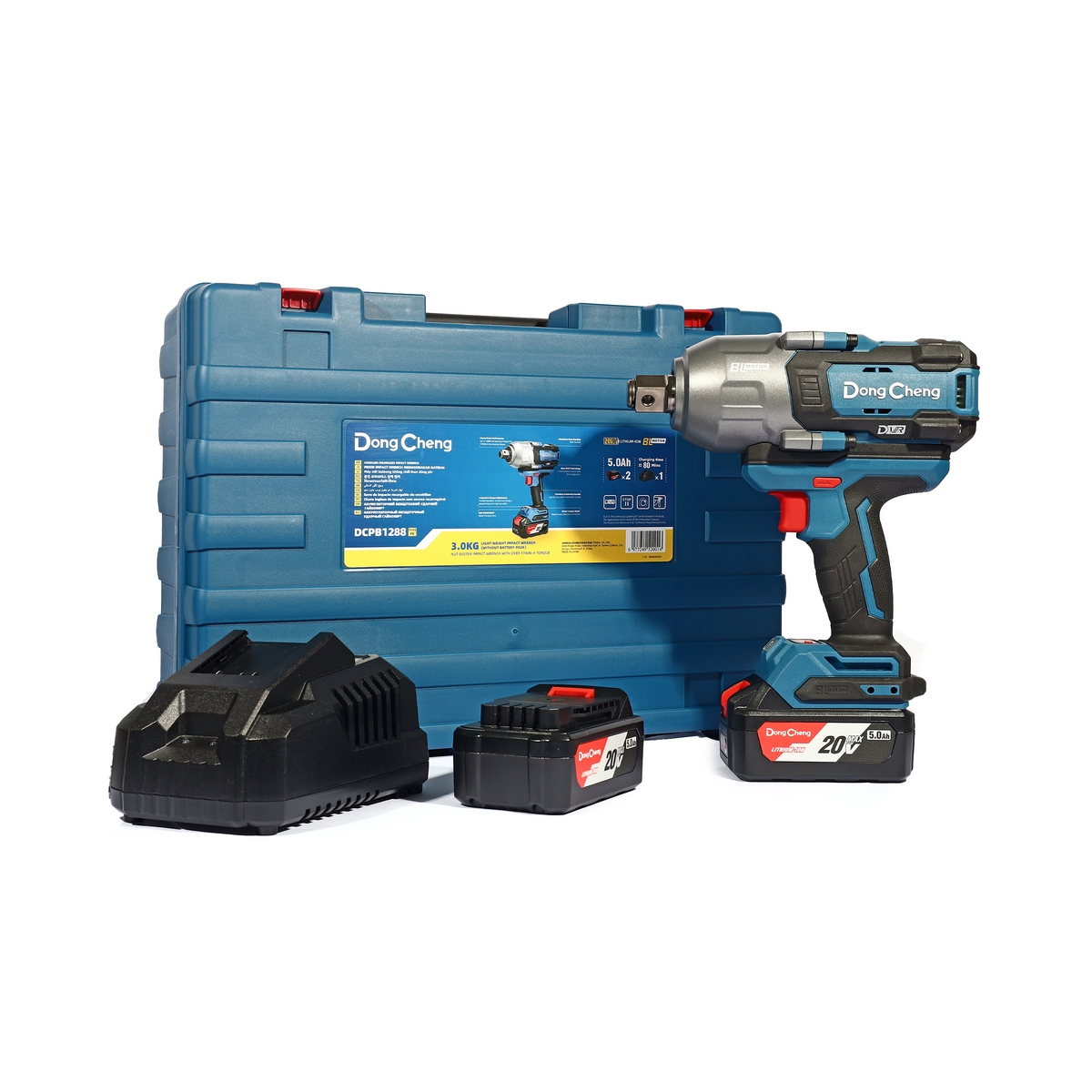 20V-BL บล็อก3/4" 1288 N.M ชุด5A*2-FAST DONG CHENG รุ่น DC-DCPB1288_FK ราคา ฿7,260