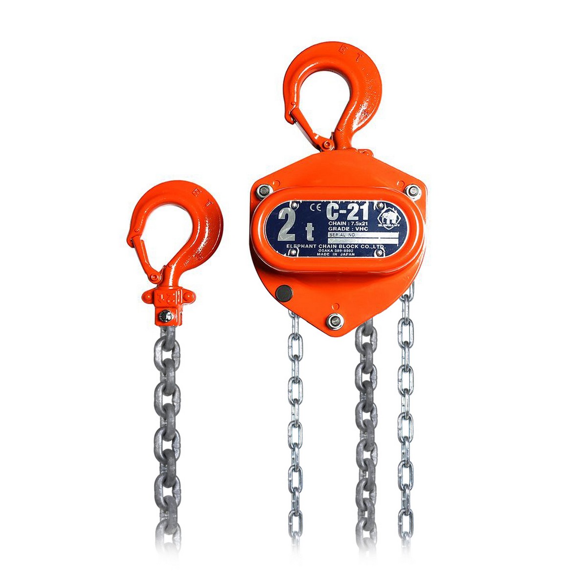 รอกโซ่ C-21-2 (2 TON) ELEPHANT ราคา ฿7,740