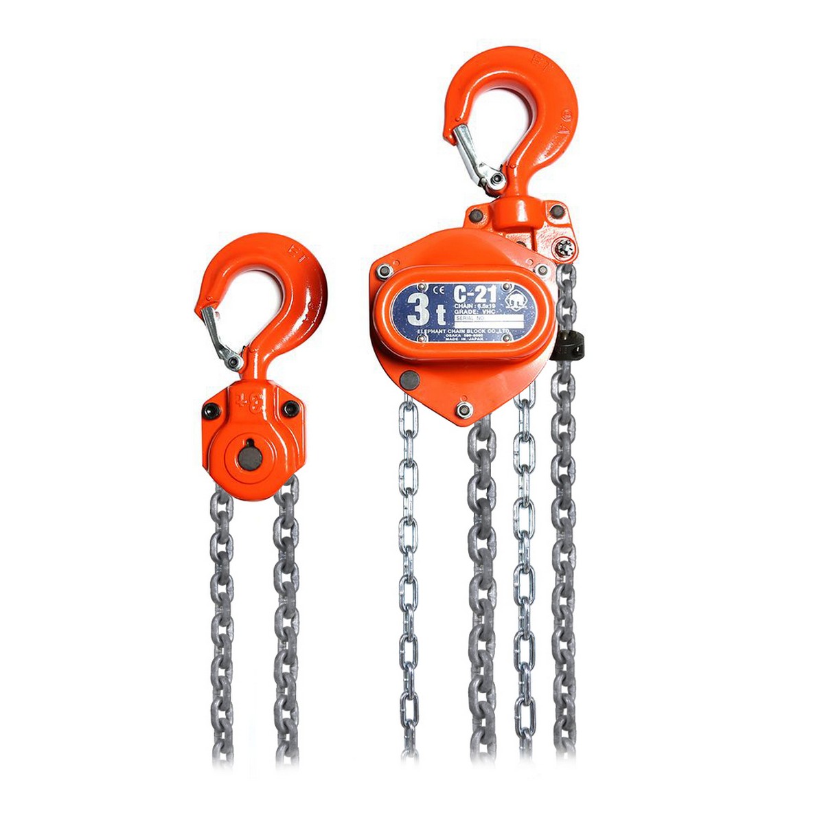 รอกโซ่ C-21-3 (3 TON) ELEPHANT ราคา ฿10,584
