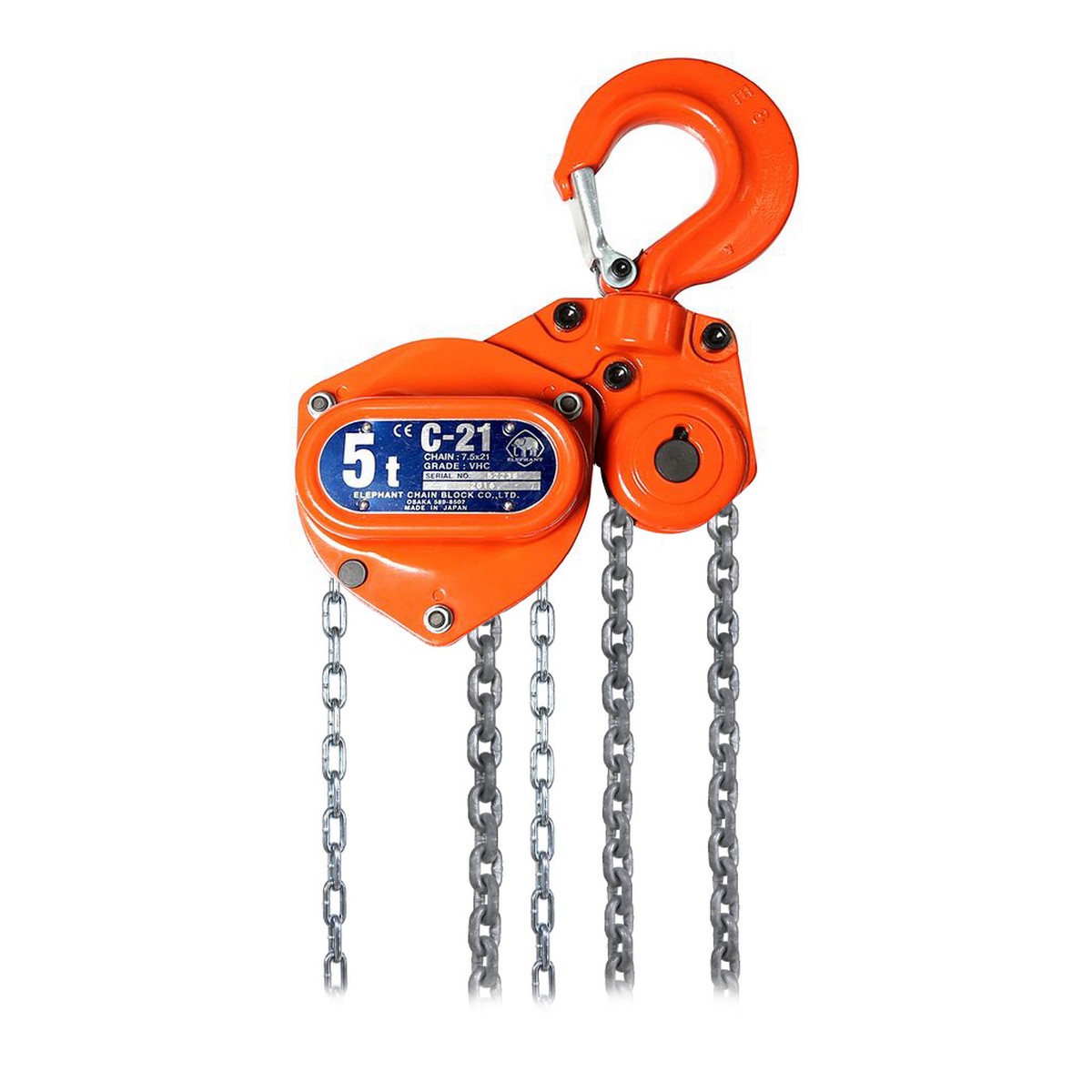 รอกโซ่ C-21-5 (5 TON) ELEPHANT ราคา ฿16,110
