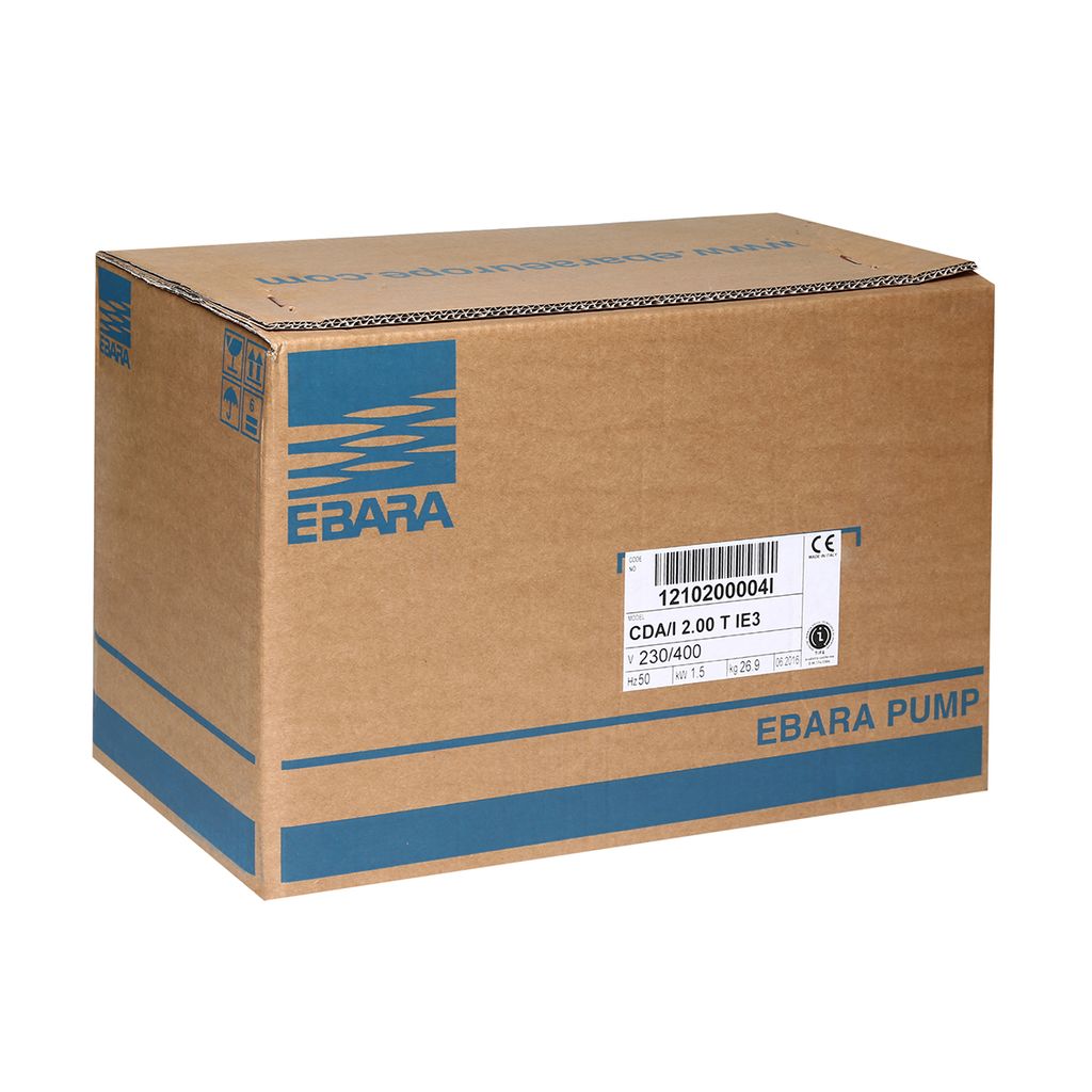 หอยโข่งใบพัดคู่ (2HP 3สาย) EBARA รุ่น CDA-2.00T รูปที่ 5