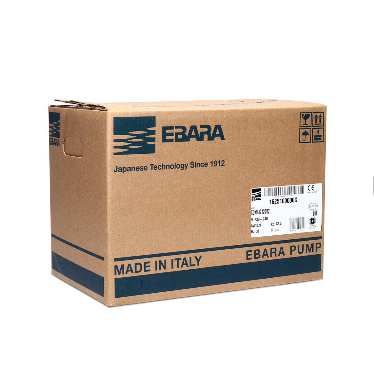 ปั๊ม SS304 ใบพัดเดี่ยว EBARA รุ่น CDXM-120/12 รูปที่ 4