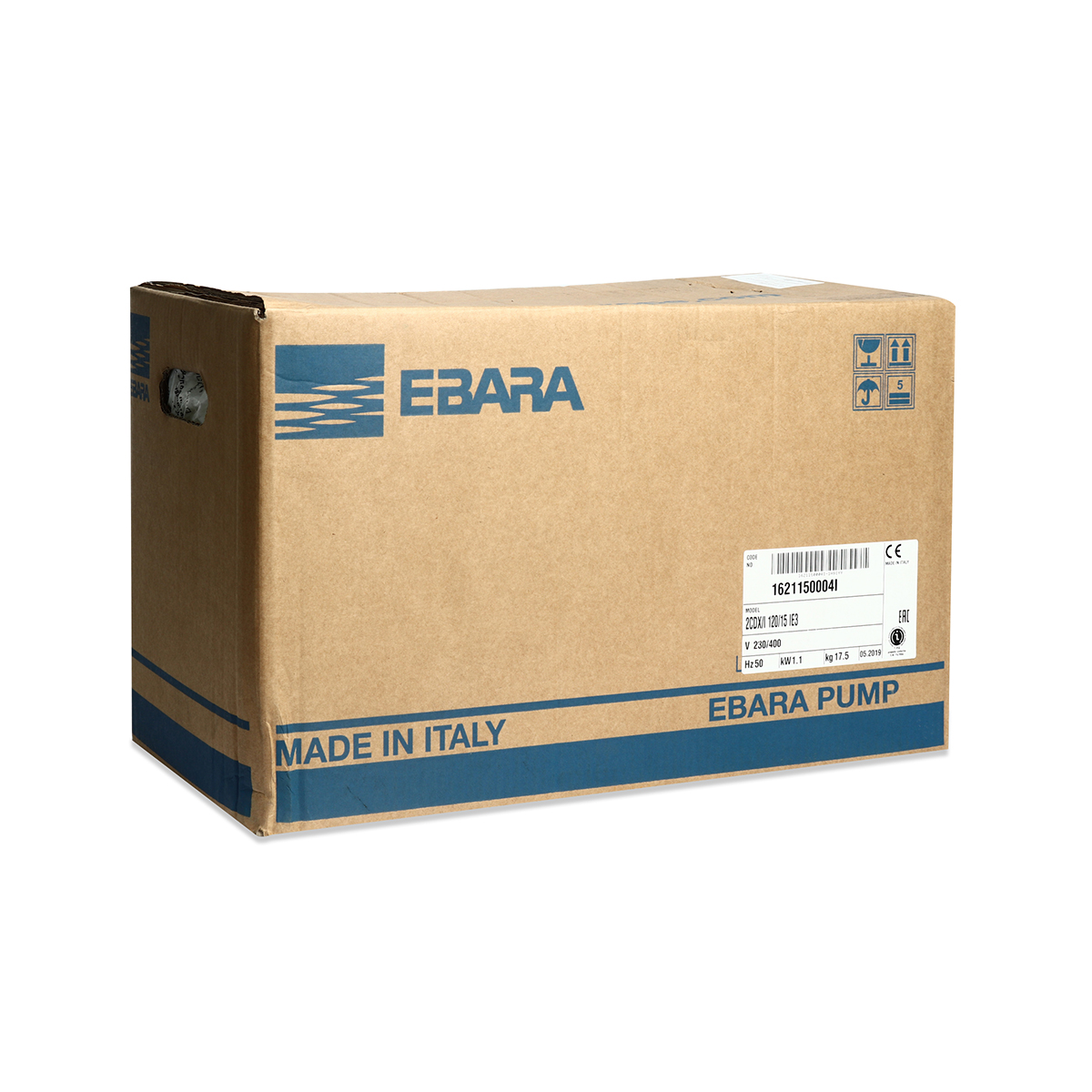 ปั๊ม SS304 ใบพัดคู่ 3 สาย EBARA รุ่น 2CDX-120/15 รูปที่ 4
