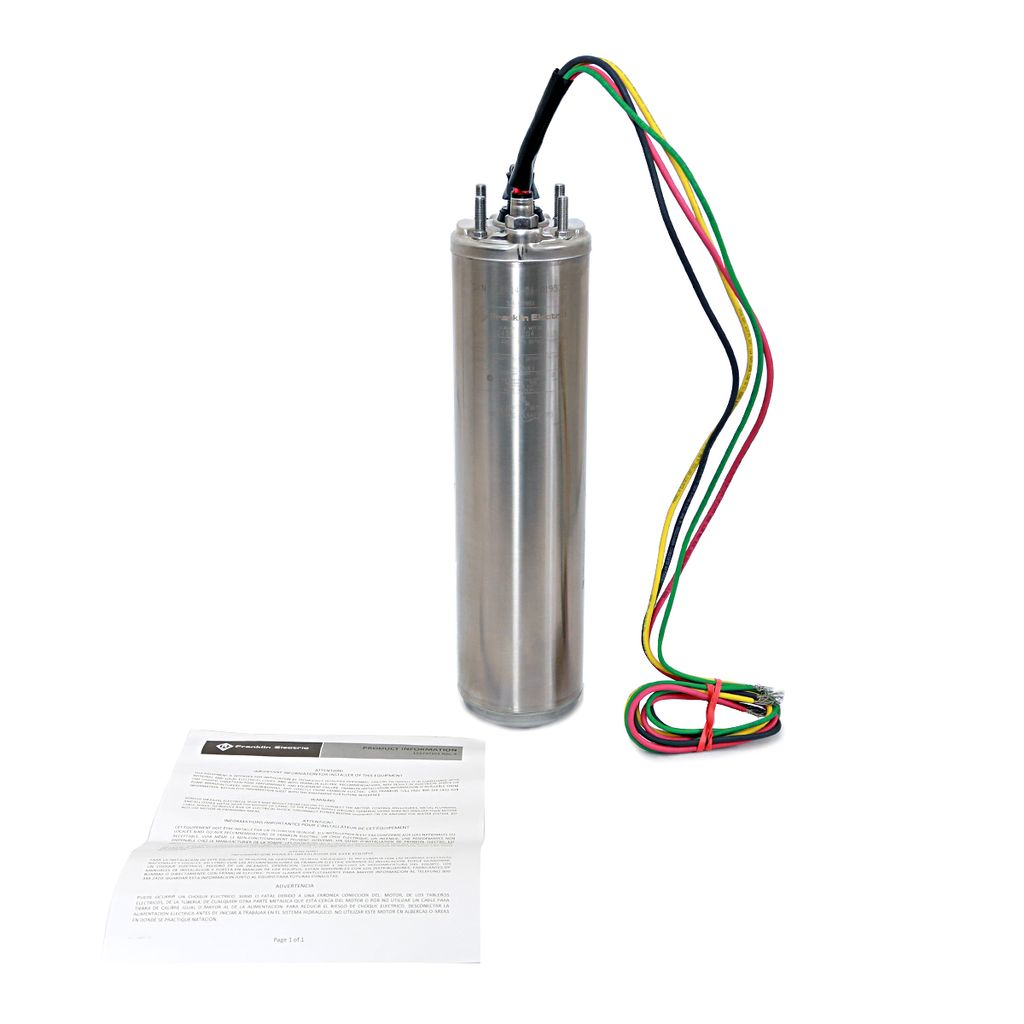 มอเตอร์ 4" 2HP 1 เฟส 220Vพร้อมสายไฟ48" FRANKLIN รูปที่ 4