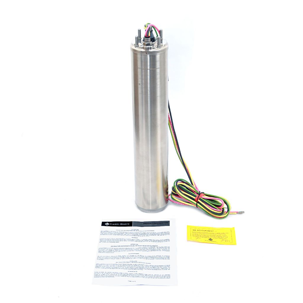 มอเตอร์ 4" 3HP 1 เฟส 220V พร้อมสายไฟ100" FRANKLIN รูปที่ 4