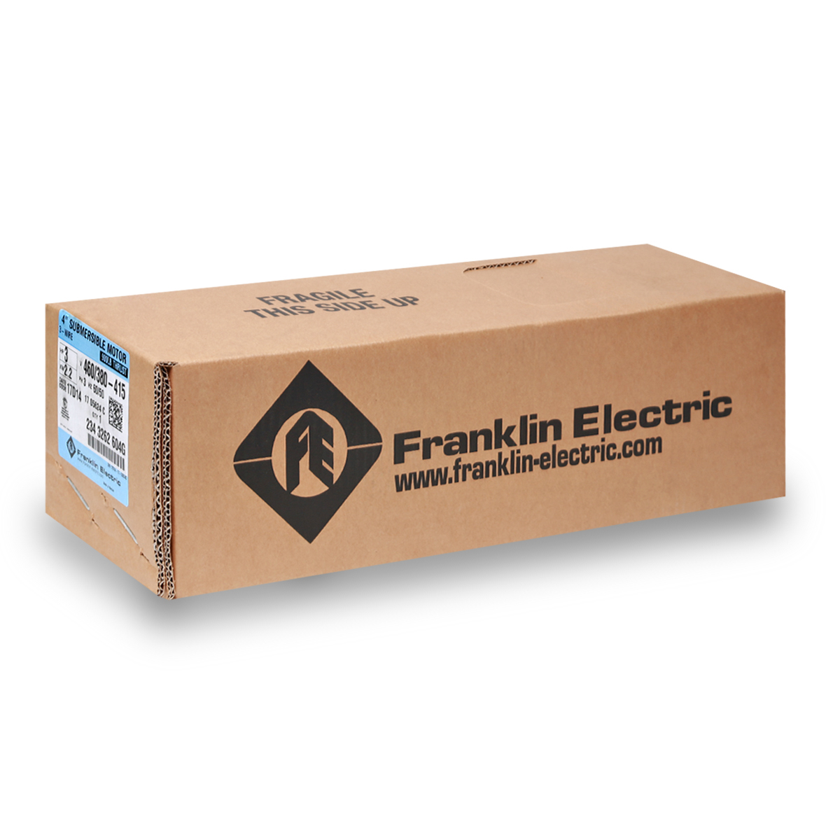 มอเตอร์ 4" 3 HP 3เฟส 380V พร้อมสายไฟ100" FRANKLIN รูปที่ 2