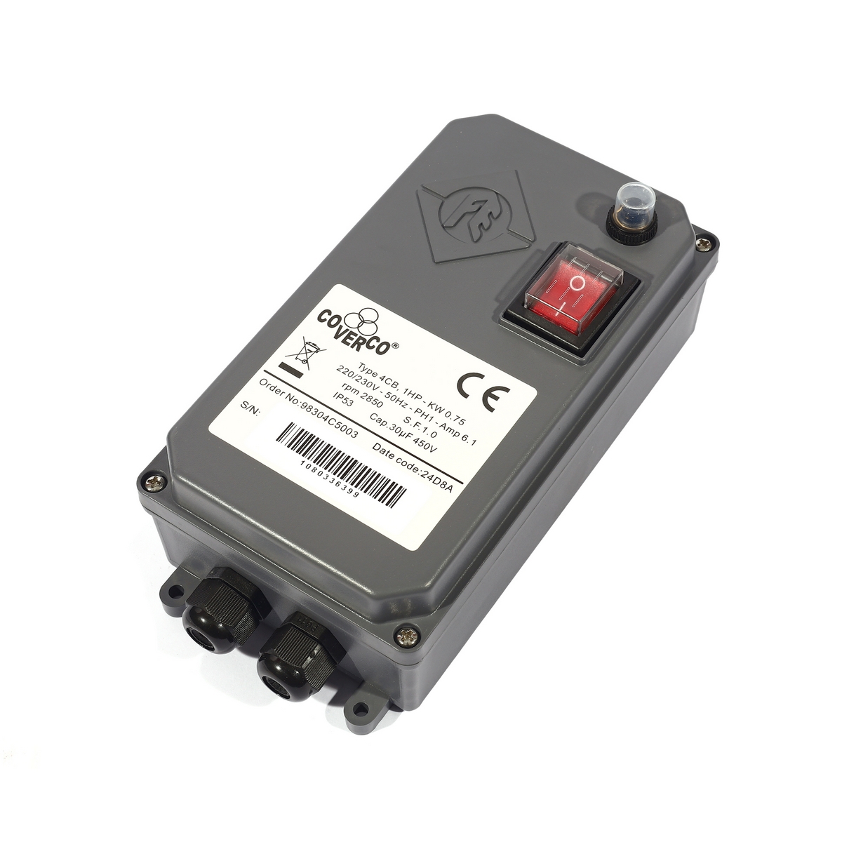 กล่องคอนโทรล CB3W 1HP 220V 50HZ FRANKLIN COVERCO ราคา ฿630