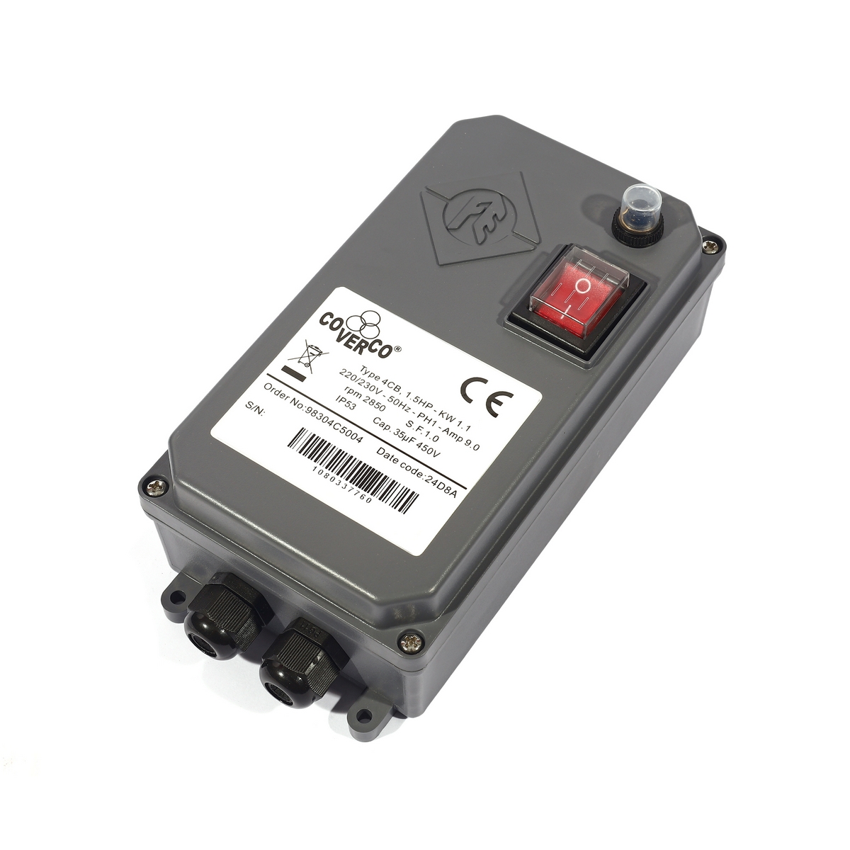 กล่องคอนโทรล CB3W 1.5HP 220V 50HZ FRANKLIN COVERCO ราคา ฿630