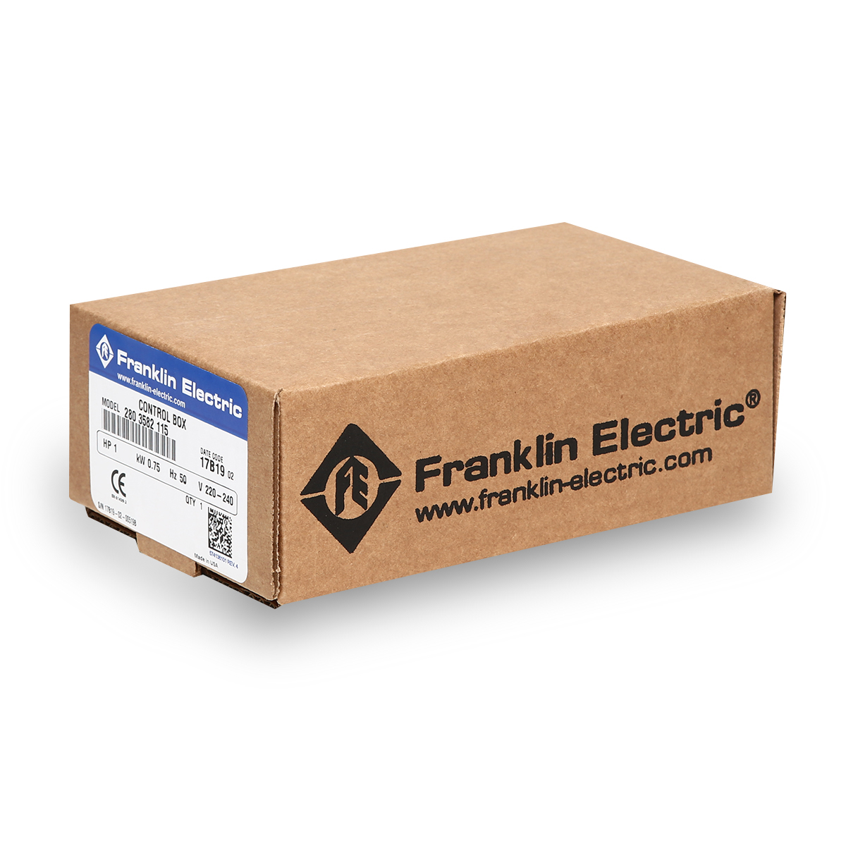 สวิตช์คอนโทรล 1 HP 220V 50HZ FRANKLIN รูปที่ 3