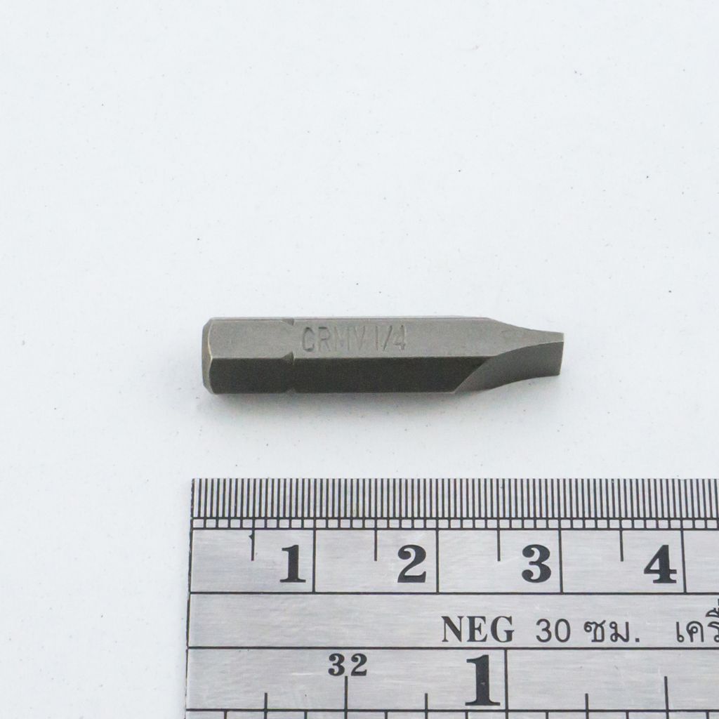 ดอกไขควง 1/4" หัวแบน เบอร์ 1/4" FORCE รุ่น 123301.4 รูปที่ 3