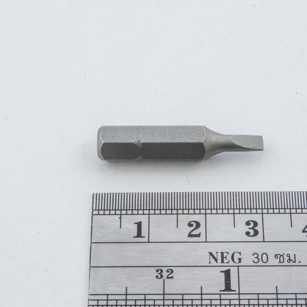 ดอกไขควง 1/8" หัวแบน เบอร์ 1/8" FORCE รุ่น 123301.8 รูปที่ 3