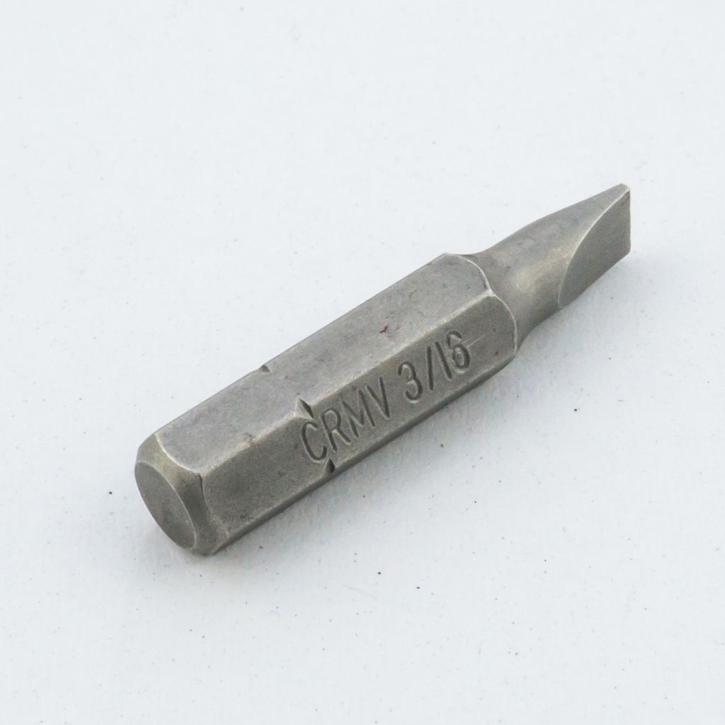 ดอกไขควง 1/4" หัวแบนขนาด 3/16" FORCE รุ่น 123303.16 ราคา ฿18