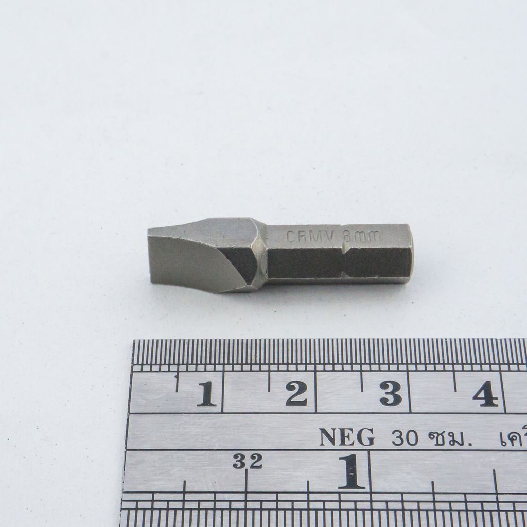 ดอกไขควง 1/4" หัวแบนขนาด 5/16" FORCE รุ่น 123305.16 รูปที่ 3