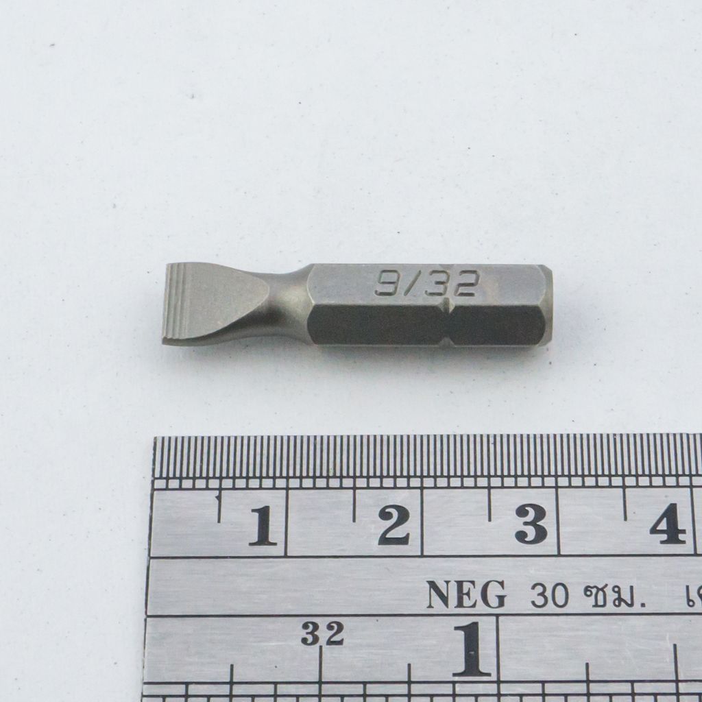 ดอกไขควง 1/4" หัวแบนขนาด 9/32" FORCE รุ่น 123309.32 รูปที่ 3