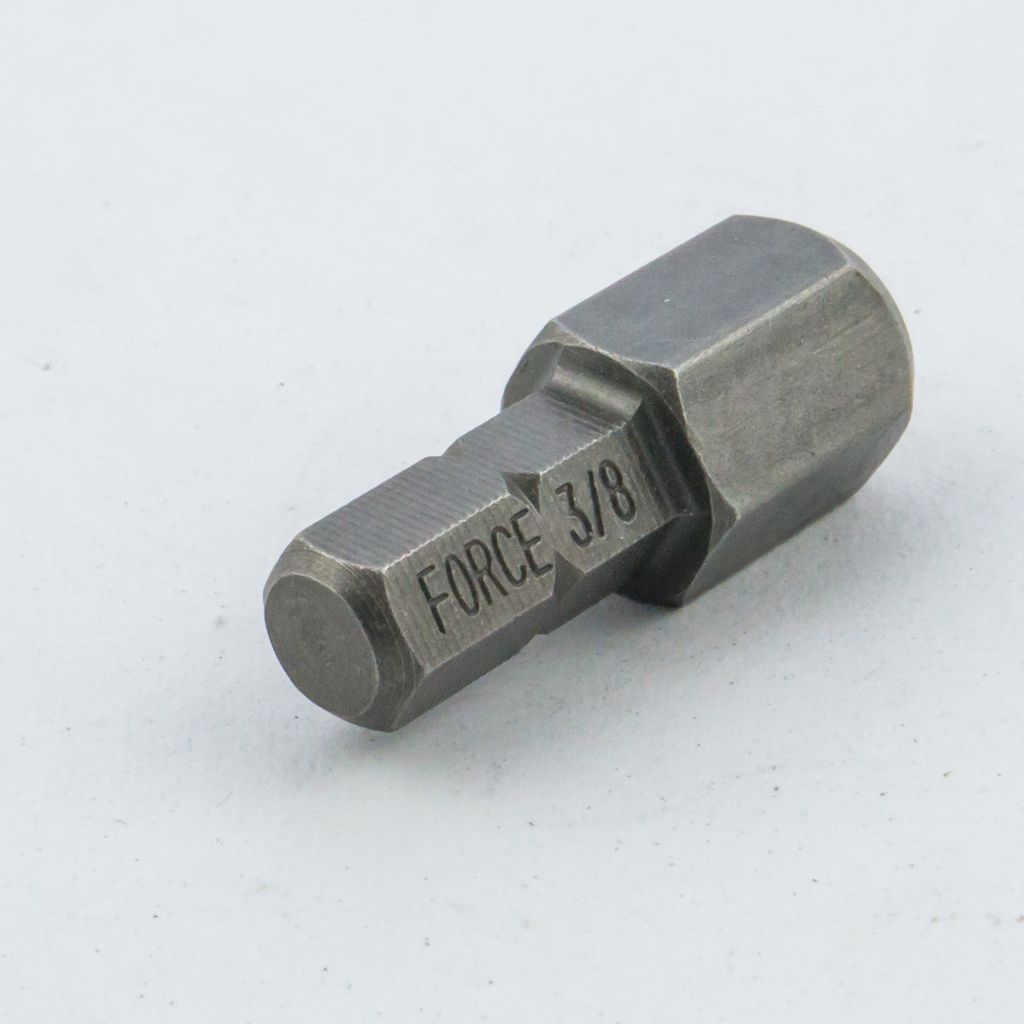 ดอกไขควงหัวหกเหลี่ยม ขนาด 3/8” FORCE รุ่น 124253.8 ราคา ฿30