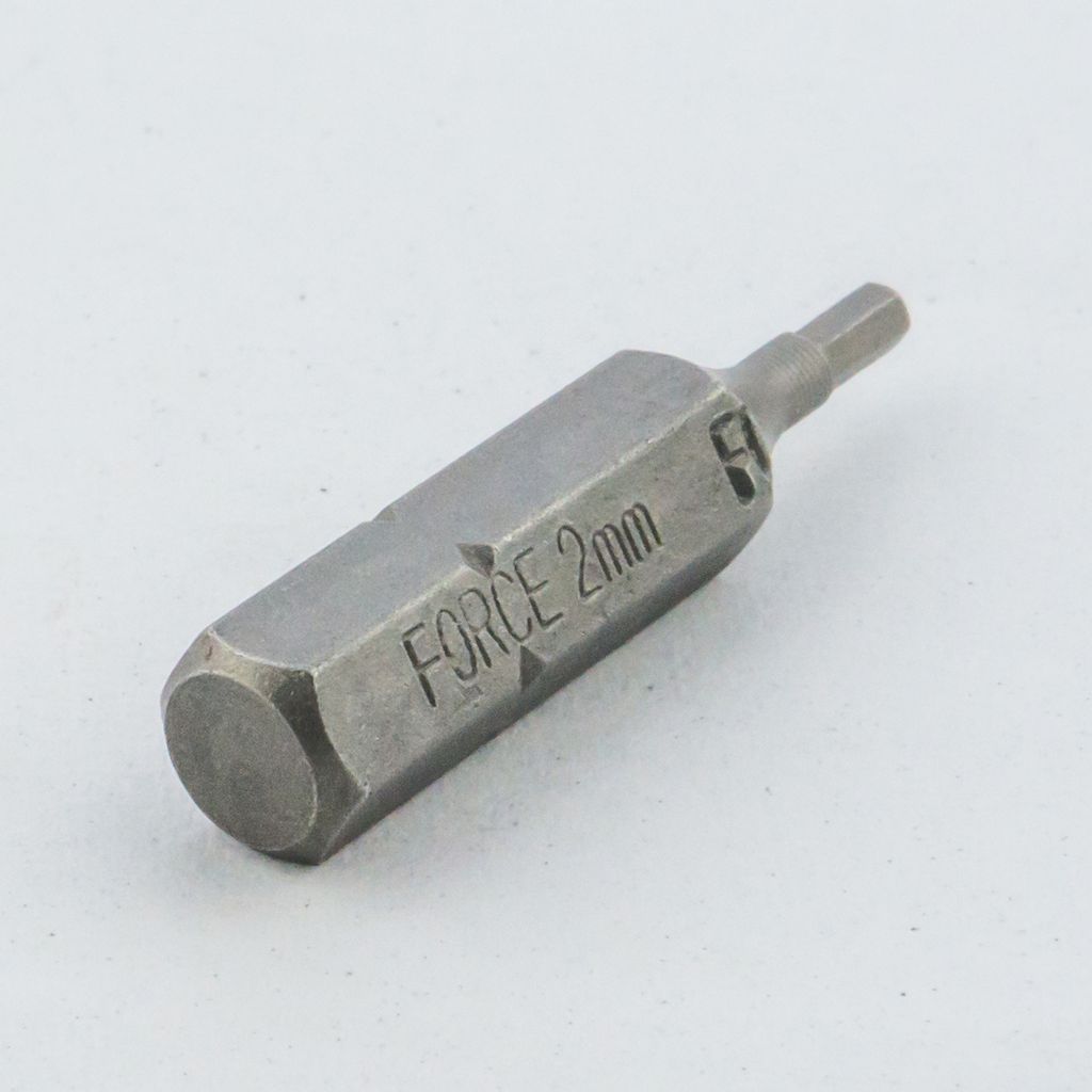 FORCE Hex Bit 1/4" No. 2, Model 1243002 price ฿18