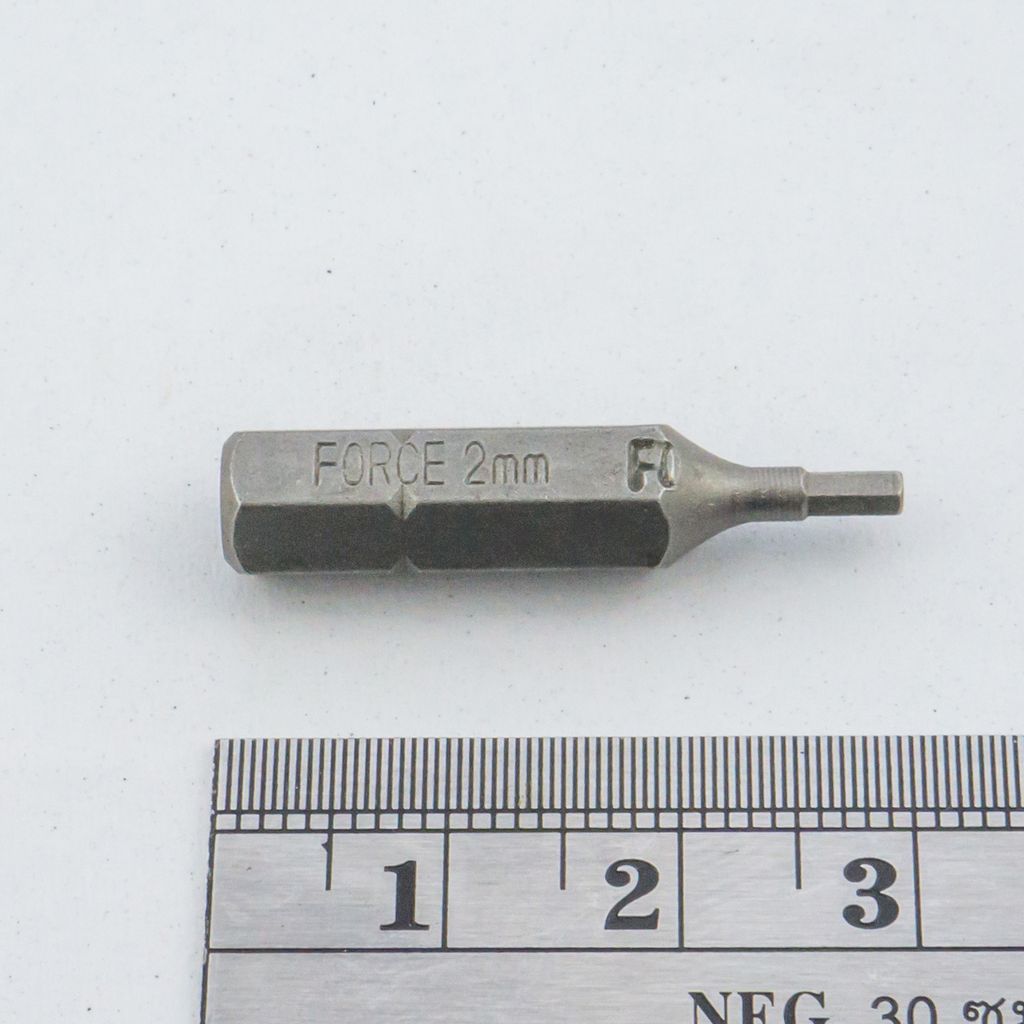 FORCE Hex Bit 1/4" No. 2, Model 1243002 photo 3
