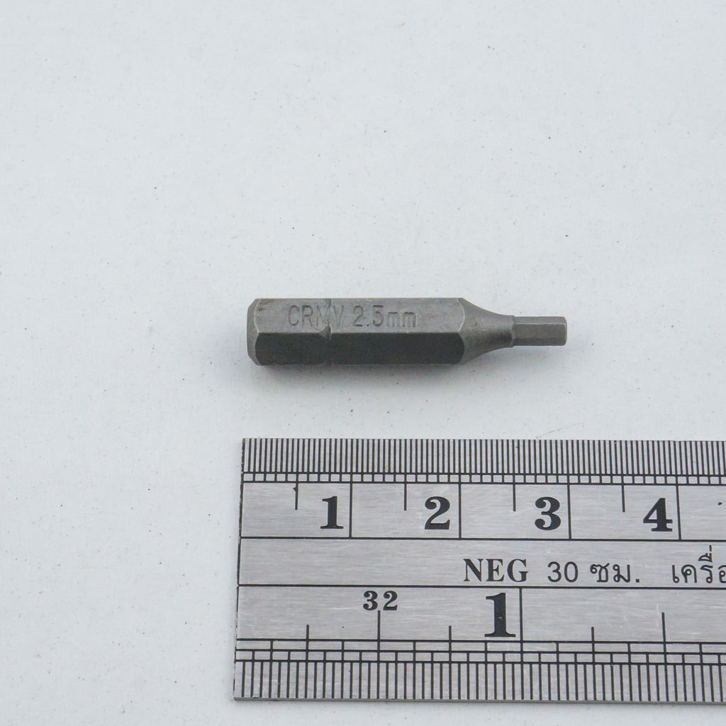 ดอกไขควง1/4"หัวหกเหลี่ยม NO.2.5 FORCE รุ่น 12430025 รูปที่ 3