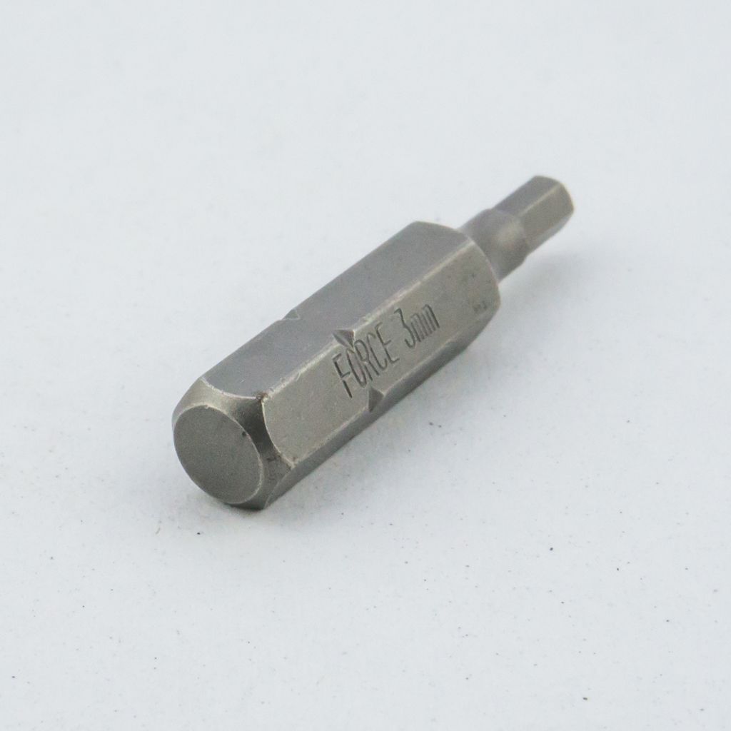FORCE Hex Bit 1/4" No. 3, Model 1243003 price ฿18