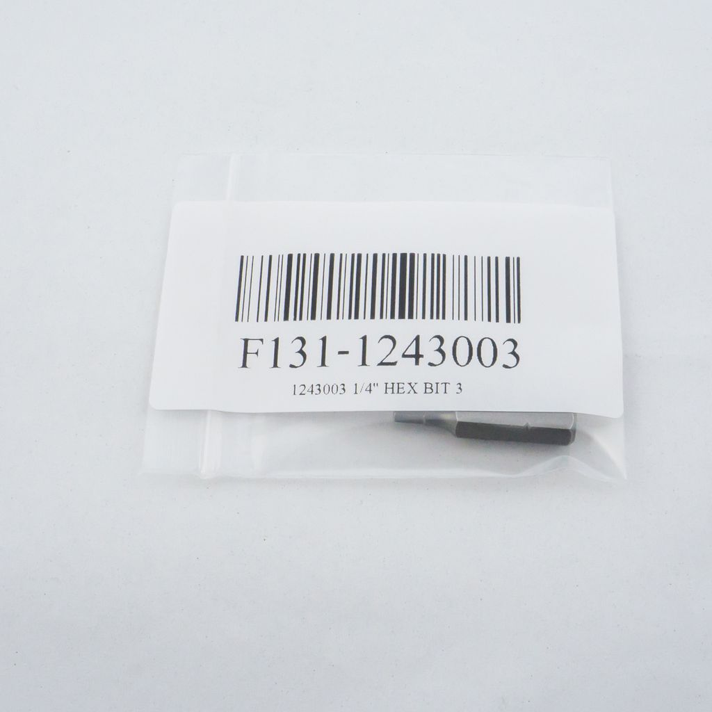 FORCE Hex Bit 1/4" No. 3, Model 1243003 photo 4