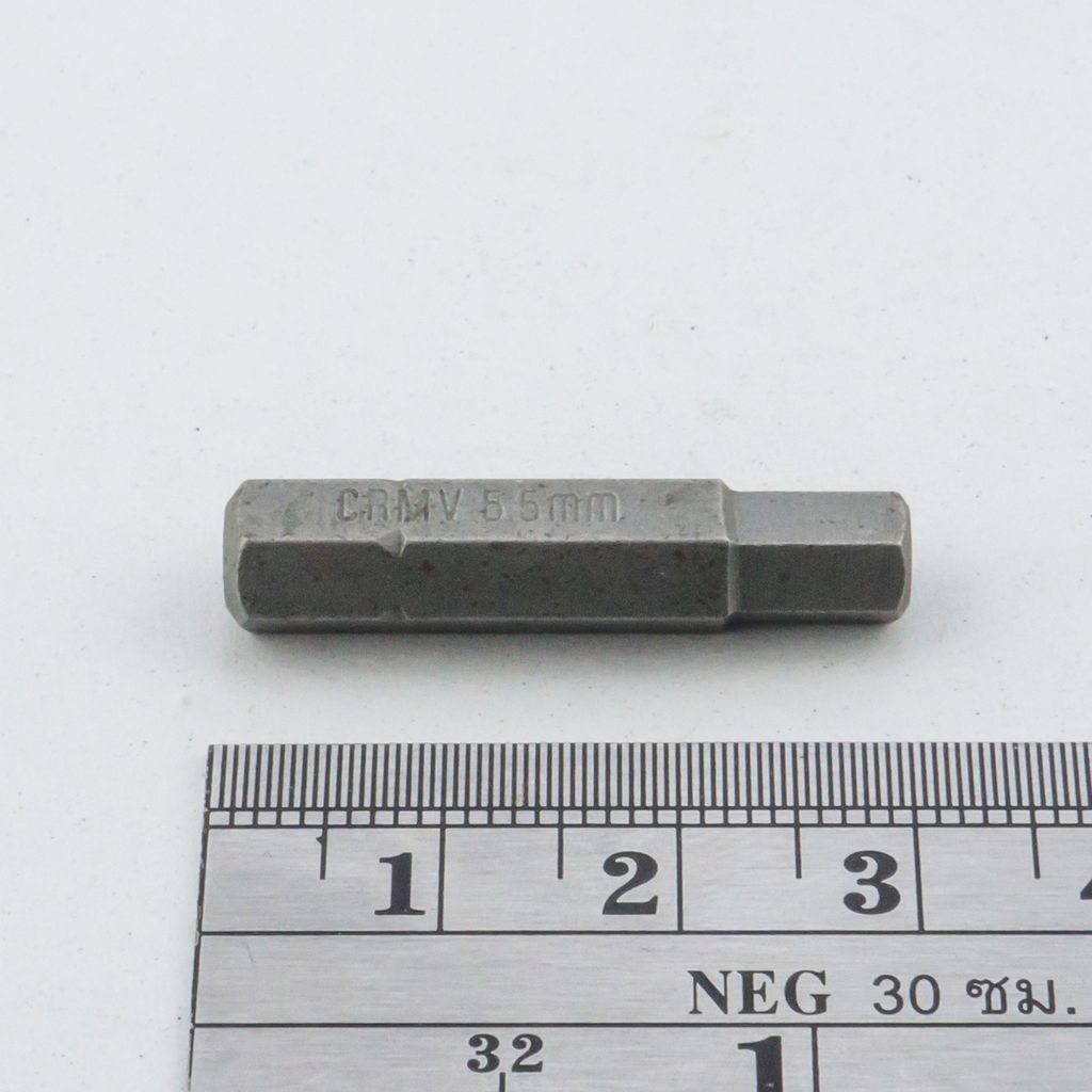 ดอกไขควง1/4"หัวหกเหลี่ยม NO.5.5 FORCE รุ่น 12430055 รูปที่ 3