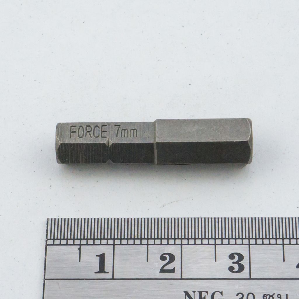 FORCE 六角批头 1/4" 7号 型号 1243007 图 3