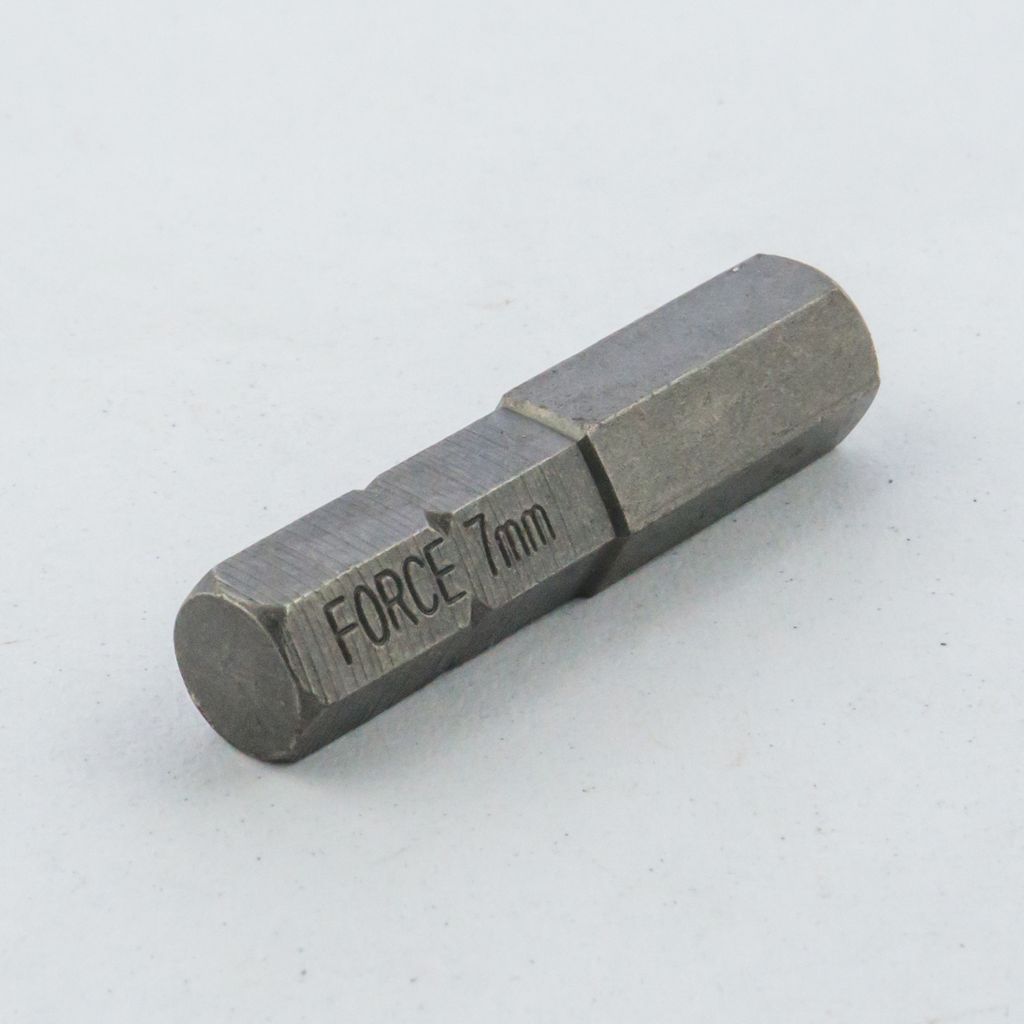 FORCE 六角批头 1/4" 7号 型号 1243007 价格 ฿24