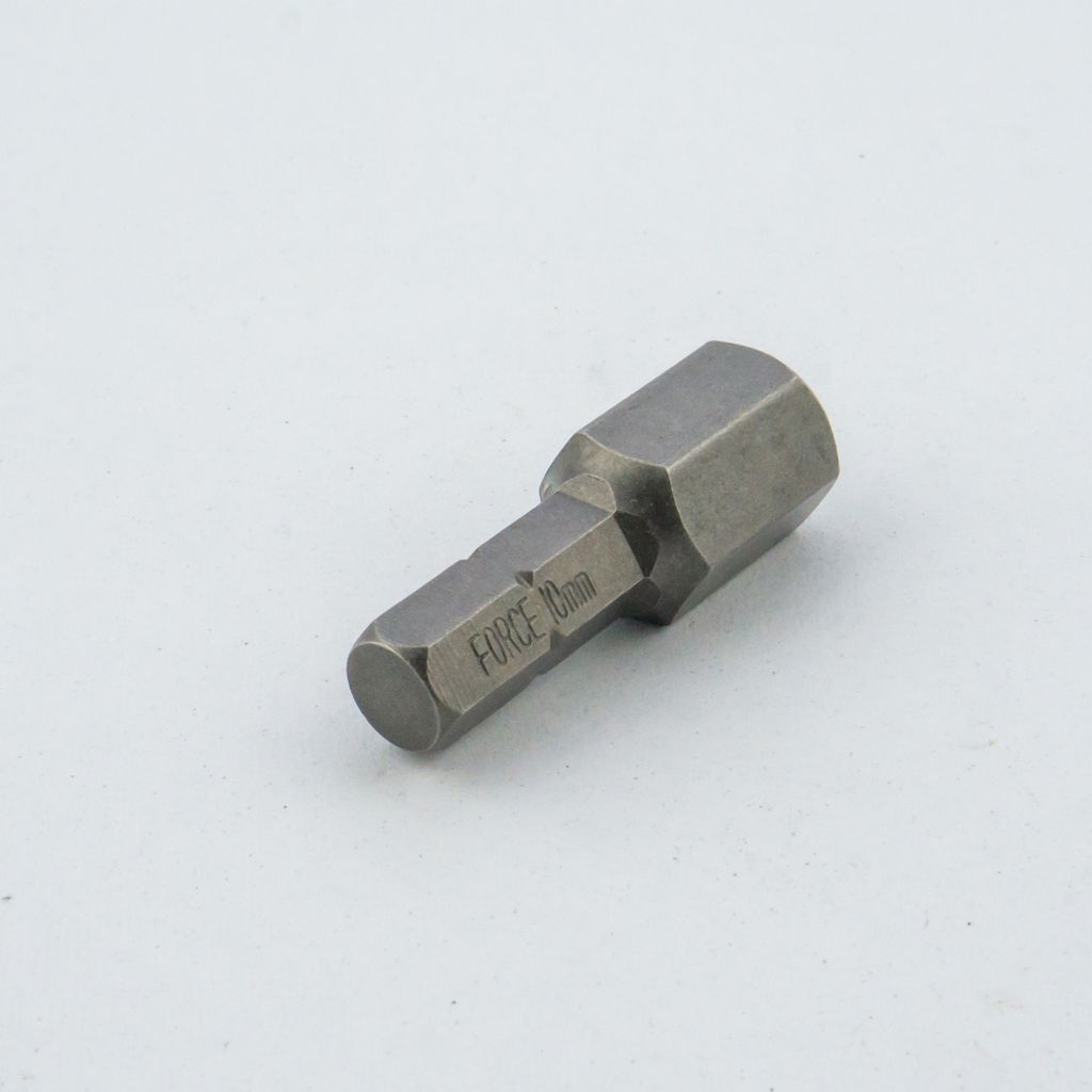 ดอกไขควง 1/4" หัวหกเหลี่ยม NO.10 FORCE รุ่น 1243010 ราคา ฿30