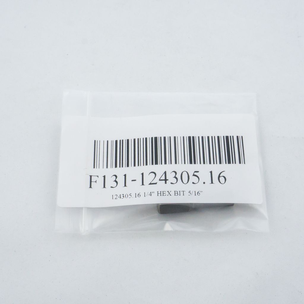FORCE Hex Bit 1/4" NO.5/16", Model 124305.16 photo 4