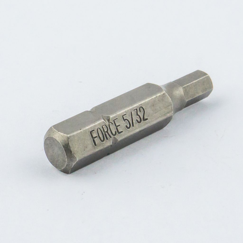 ดอกไขควง1/4"หกเหลี่ยม NO.5/32" FORCE รุ่น 124305.32 ราคา ฿18