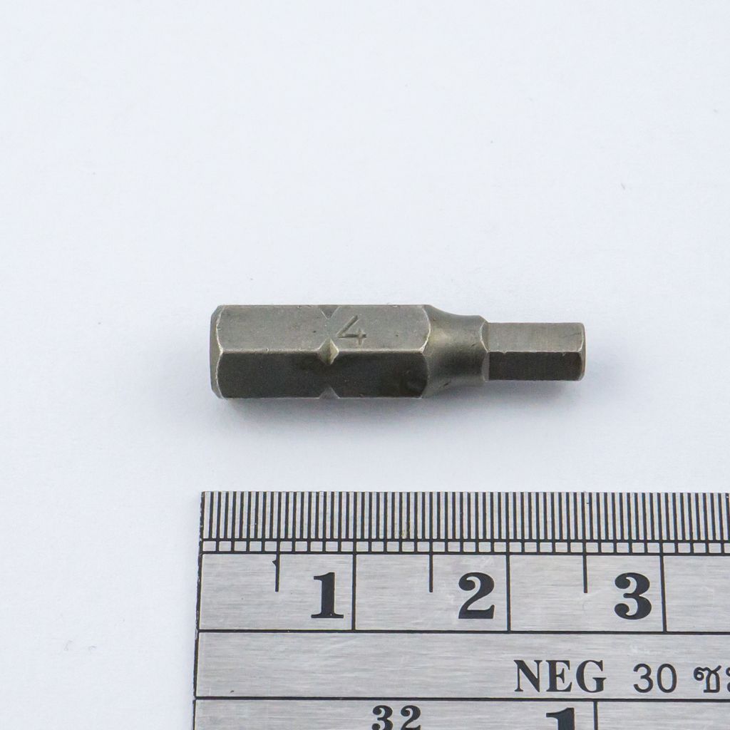 ดอกไขควง 1/4" 6เหลี่ยมรู NO.4 FORCE รุ่น 124S2504 รูปที่ 3