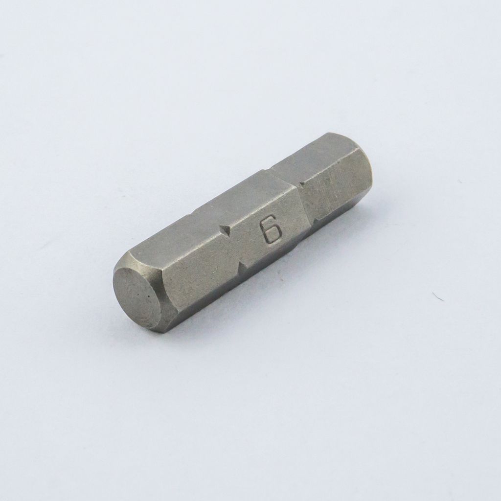 FORCE 带孔六角批头 1/4" NO.6 型号 124S2506 价格 ฿24