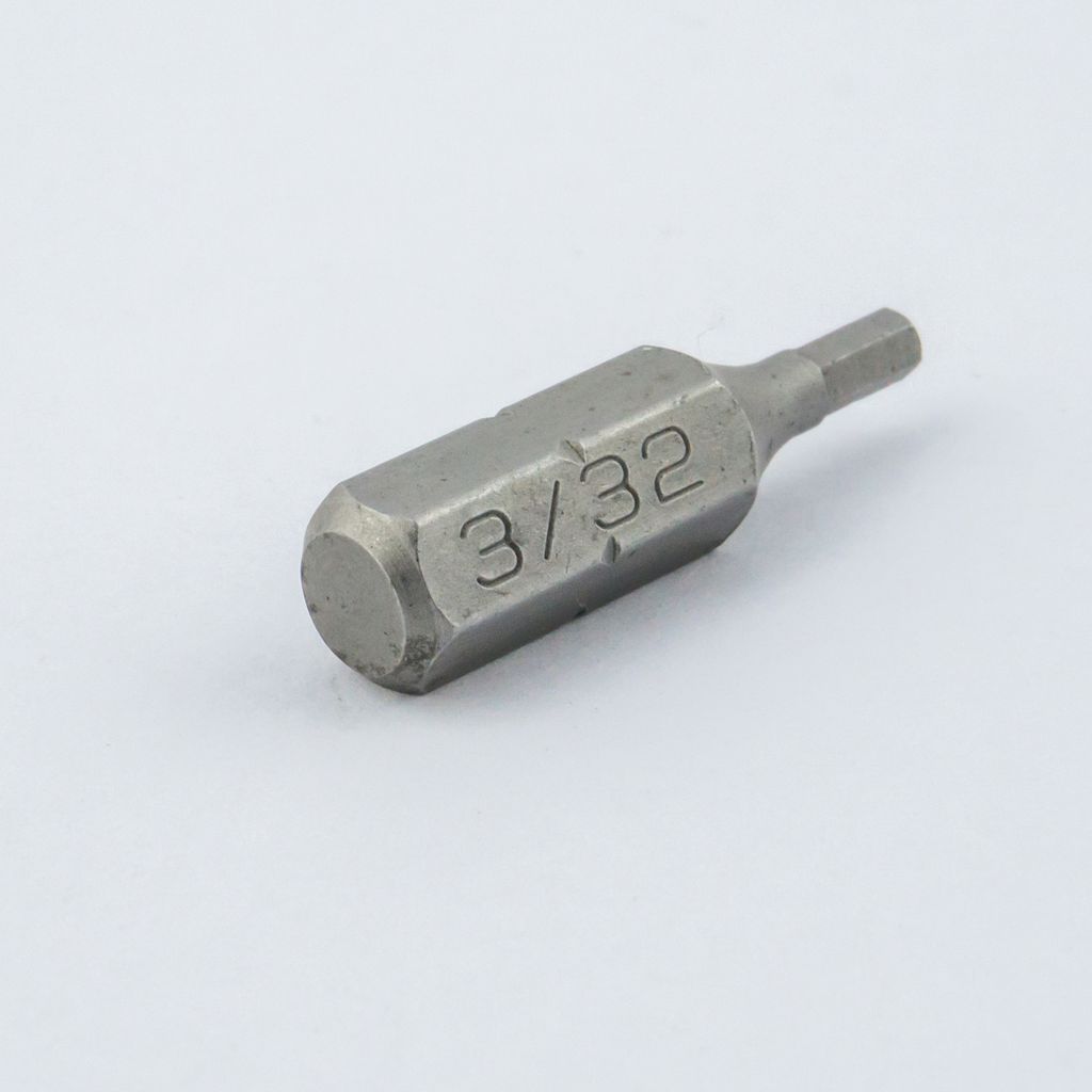 ดอกไขควง1/4" 6เหลี่ยมรู 3/32" FORCE รุ่น 124S253.32 ราคา ฿24