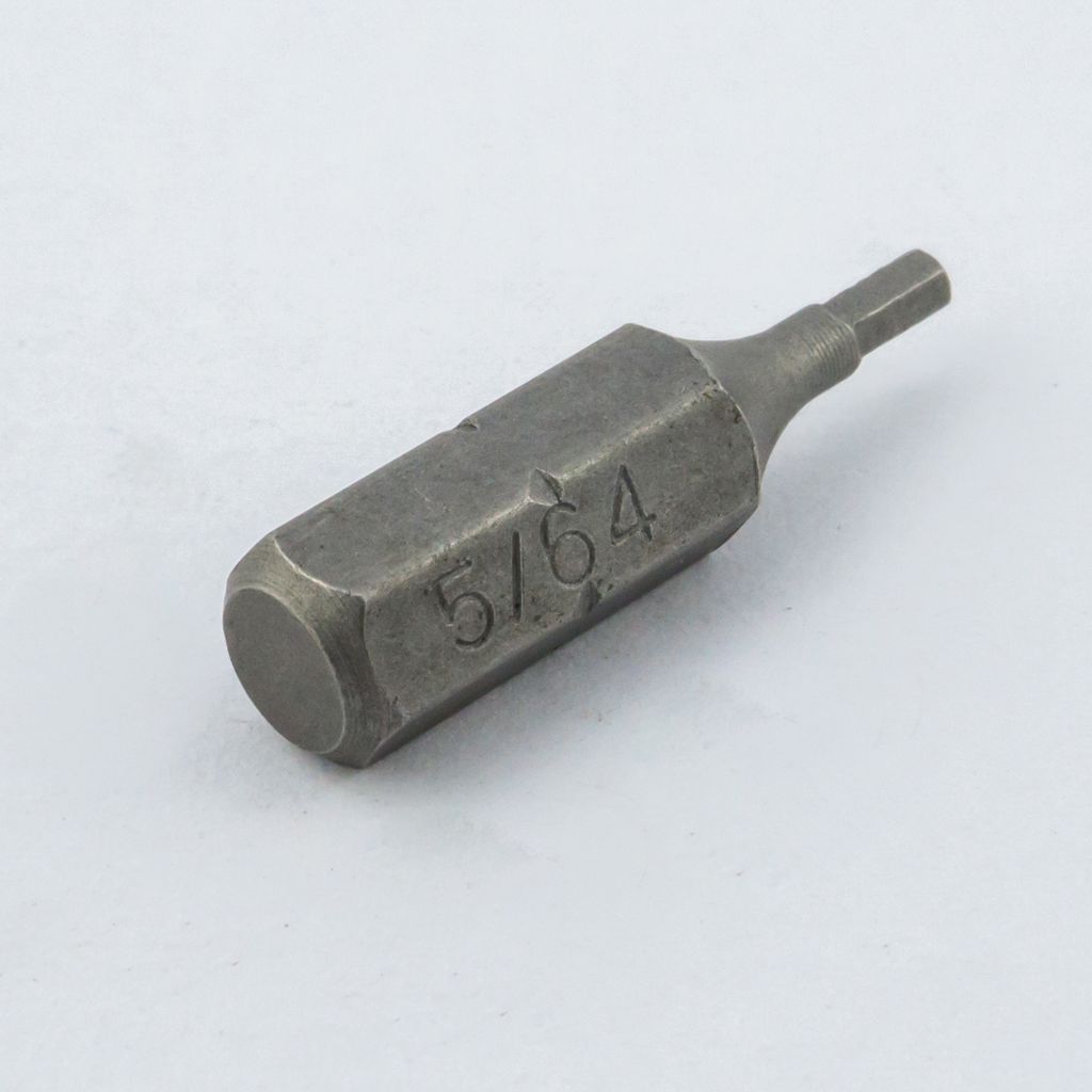 FORCE 带孔六角批头 1/4" 5/64" 型号 124S255.64 价格 ฿24