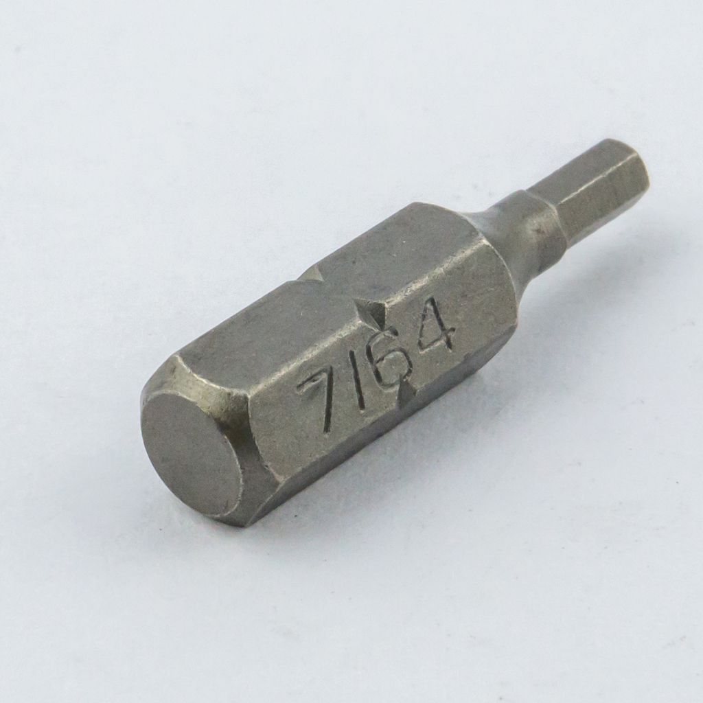 ดอกไขควง1/4" 6เหลี่ยมรู 7/64" FORCE รุ่น 124S257.64 ราคา ฿24
