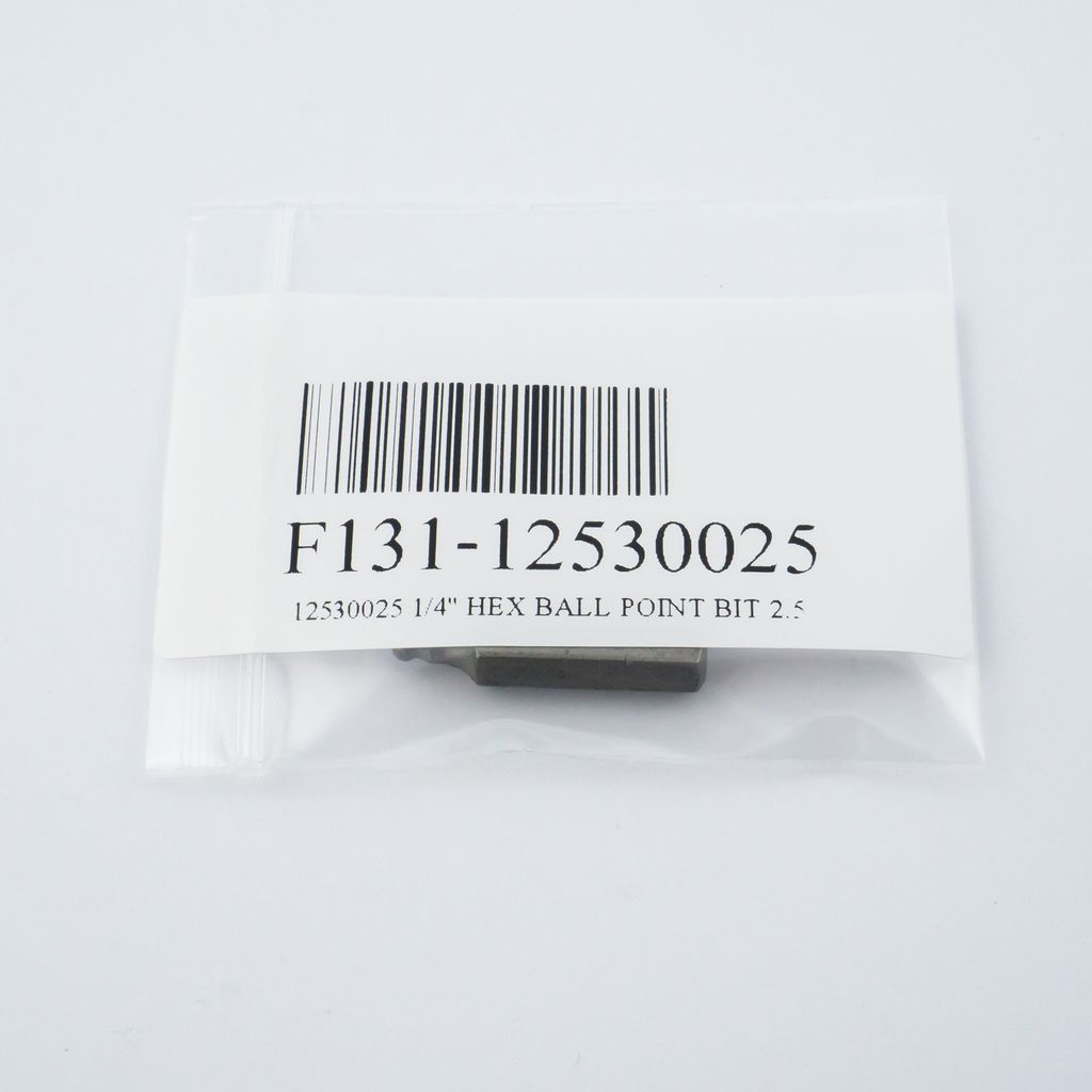 FORCE Ball-End Hex Bit 1/4" NO.2.5, Model 12530025 photo 4