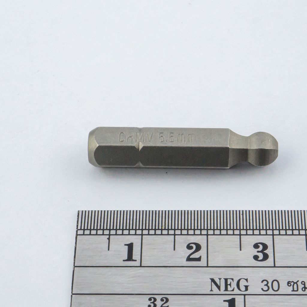 ดอกไขควง1/4" 6เหลี่ยมบอล NO.5.5 FORCE รุ่น 12530055 รูปที่ 3