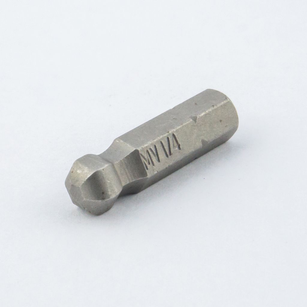 FORCE Ball-End Hex Bit 1/4" 1/4", Model 125301.4 price ฿18