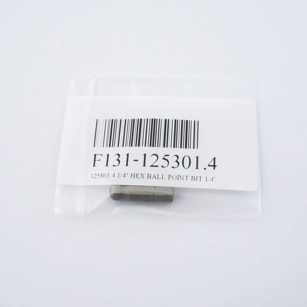 FORCE Ball-End Hex Bit 1/4" 1/4", Model 125301.4 photo 4