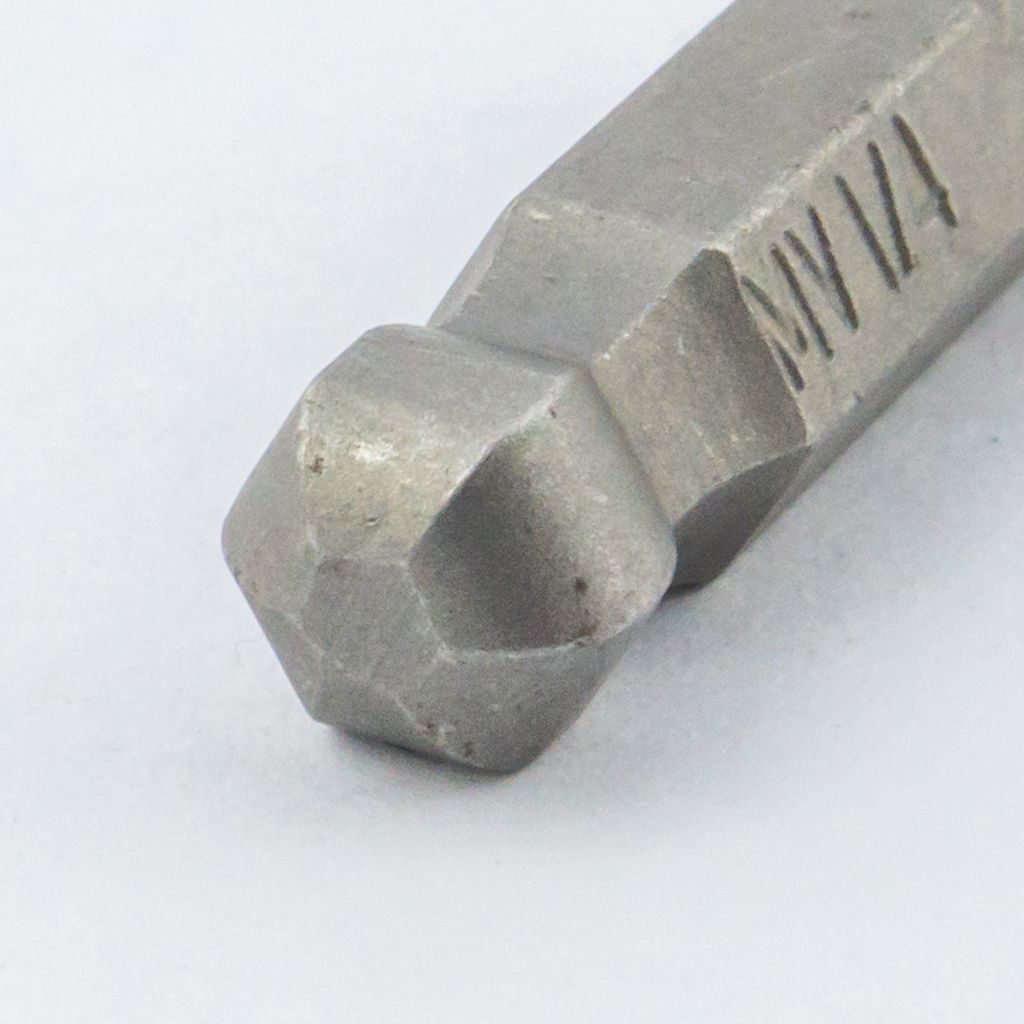 FORCE Ball-End Hex Bit 1/4" 1/4", Model 125301.4 photo 2